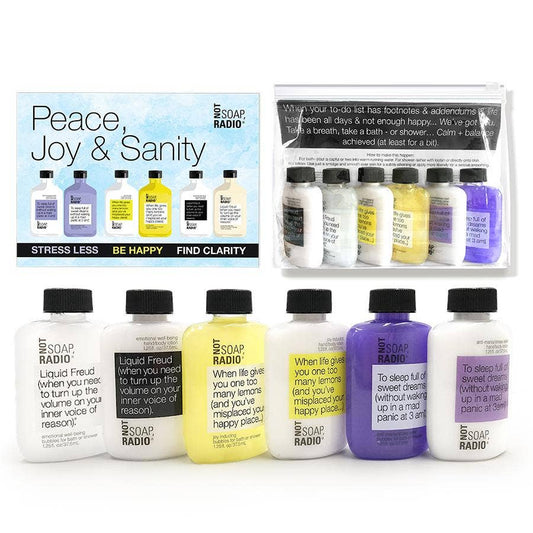 Peace, joy & sanity gift set
