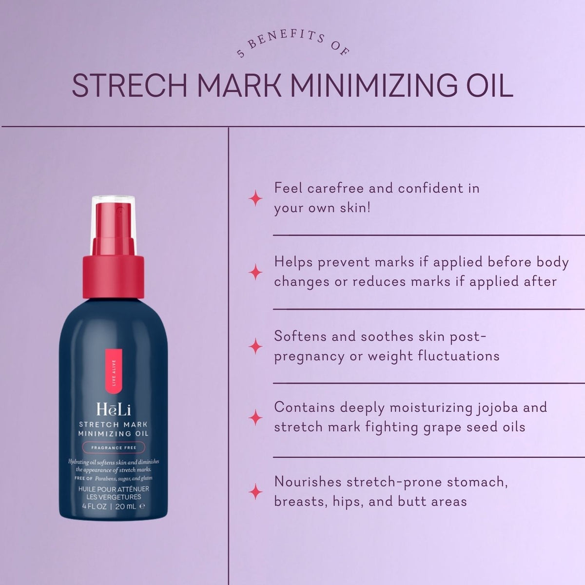 HeLi - Stretch Mark Minimizing Oil
